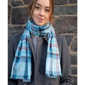 Lochcarron Princess Diana Tartan Wool Scarf